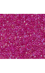 Miyuki delica Beads 11/0 - Hot pink lined crystal ab DB-1743